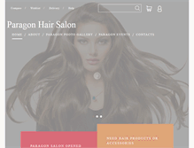 Tablet Screenshot of hairparagon.com